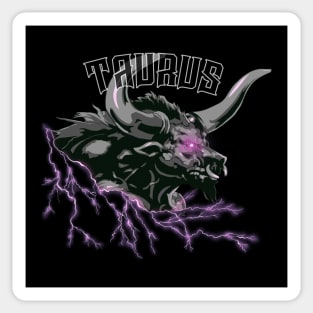 Lightning Taurus (pink) Sticker